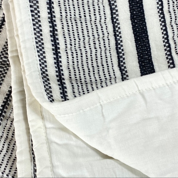 2 Hearth and Hand STANDARD Striped Pillow Shams - Picture 5 of 6